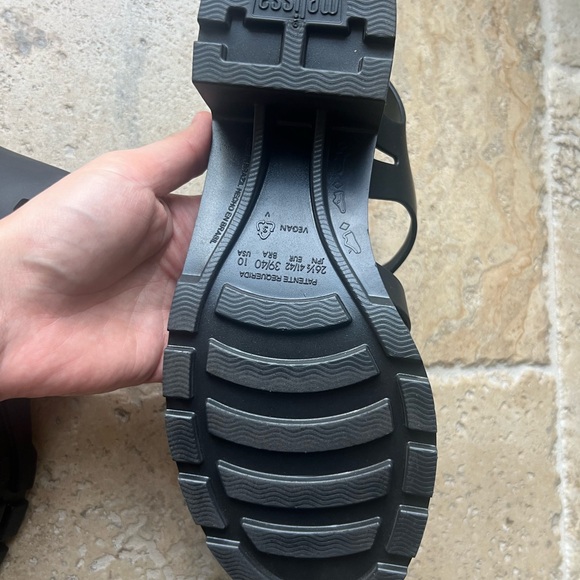 Melissa Black Possession Jelly Heels Jelly Shoes - Picture 6 of 8